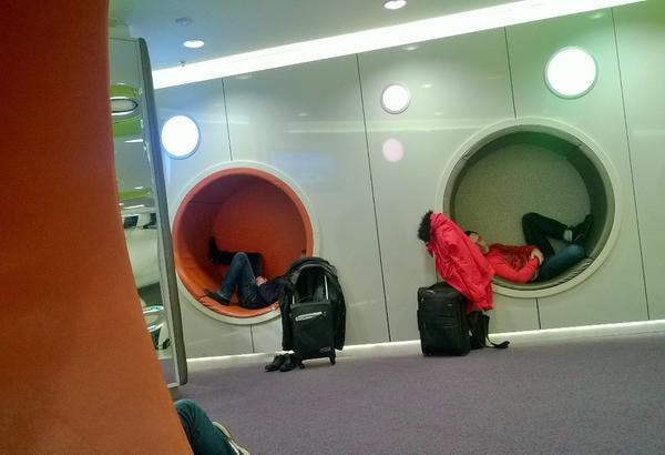 sleeping in dublin airport