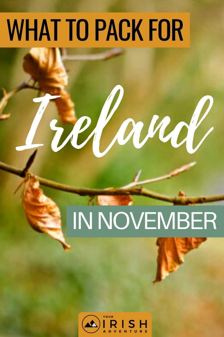 What to Pack for Ireland in November