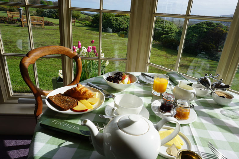 breakfast at gregans castle