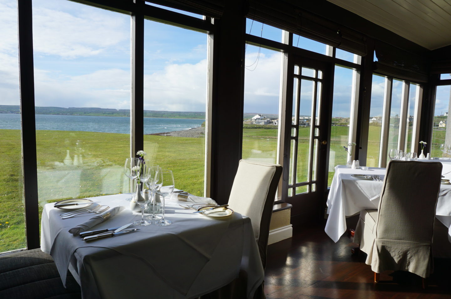 Moy House restaurant with a view