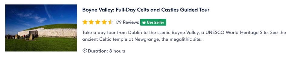 newgrange tours from dublin