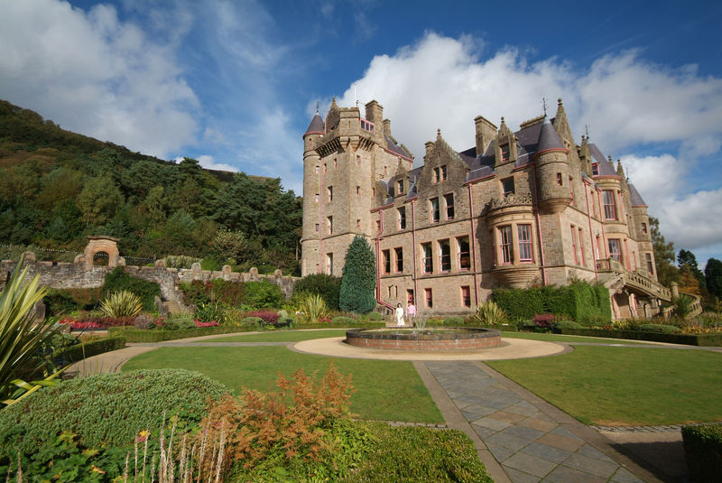 Belfast Castle and surrounding gardens