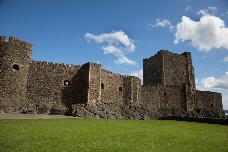 Carrickfergus Castle from outside