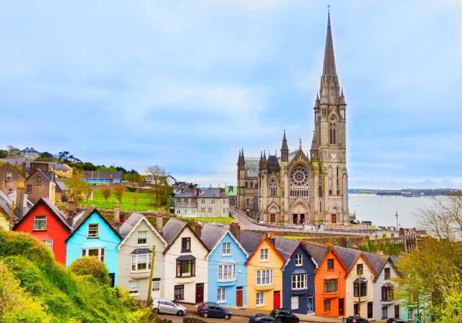 cobh colourful houses 