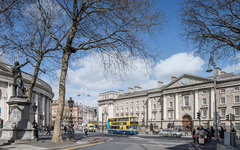 Trinity College Dublin Book of Kells library entrance