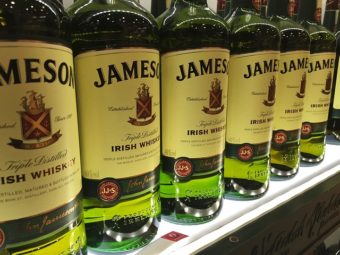Bottles of Jameson