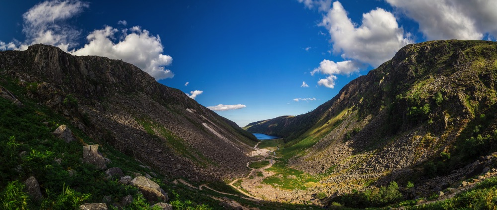 Glendalough hiking around dublin