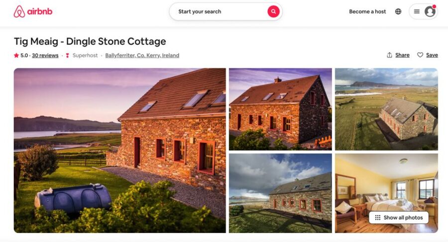 best places to stay in dingle stone cottage