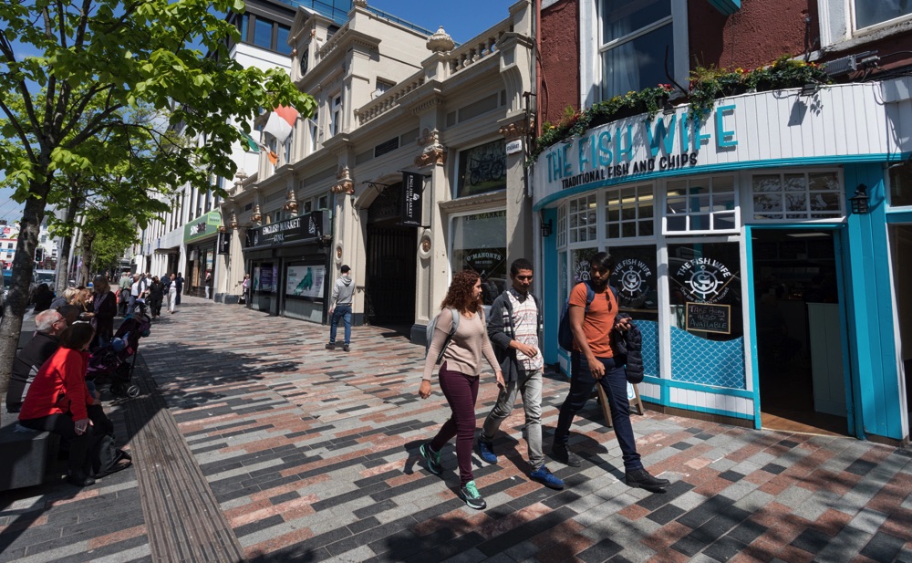 walking in cork city