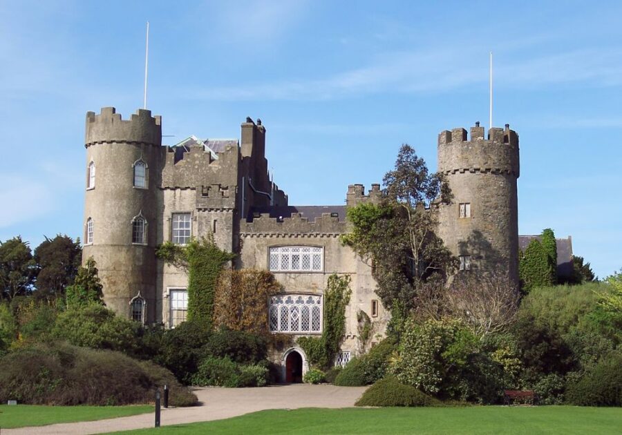 The magical medieval Malahide Castle in Ireland.