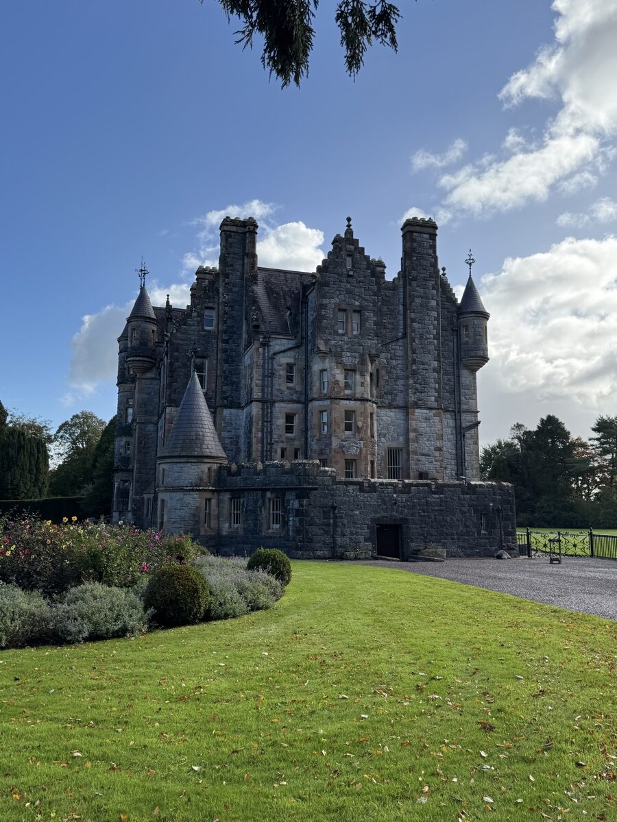 Blarney House Victorian mansion on the green lawns of Blarney Castle estate County Cork