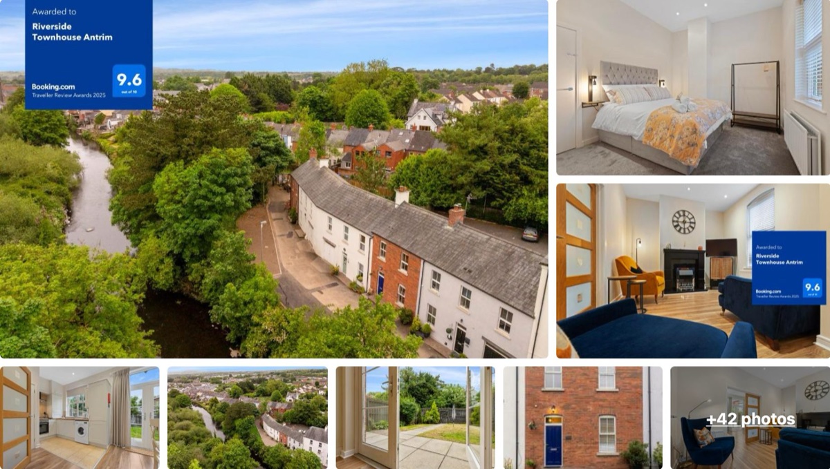 Riverside Townhouse, Antrim, County Antrim, holiday cottage on Booking.com
