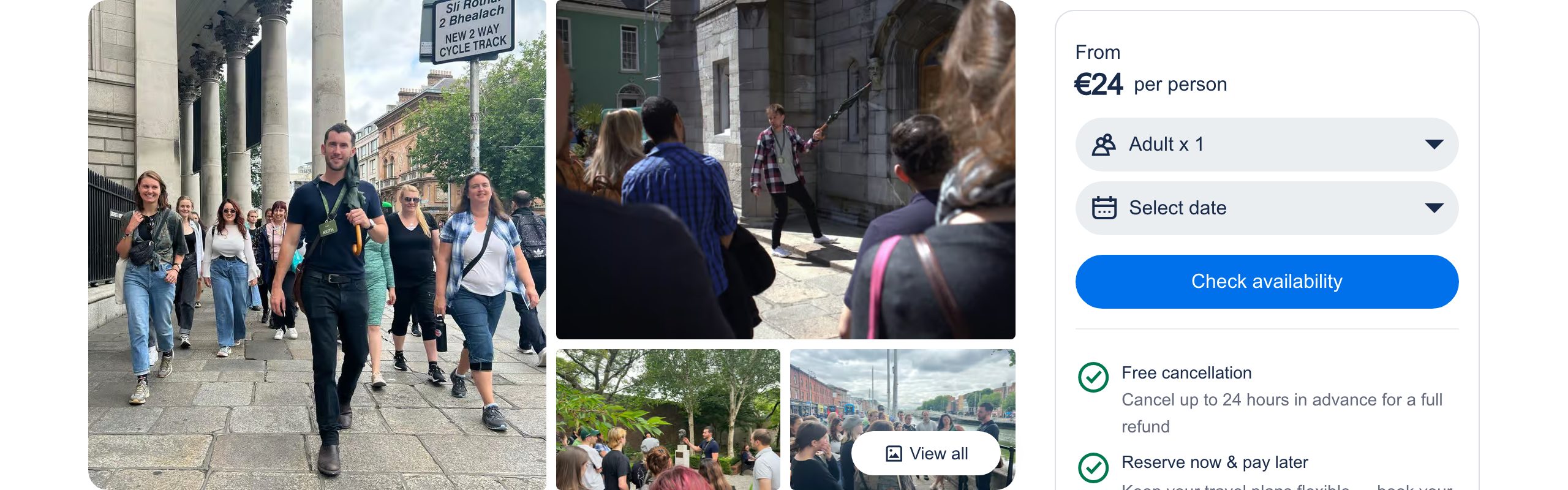 Dublin Highlights and Hidden Gems Walking Tour