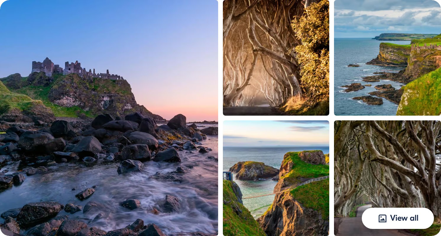 Giant’s Causeway + Dark Hedges Day Tour