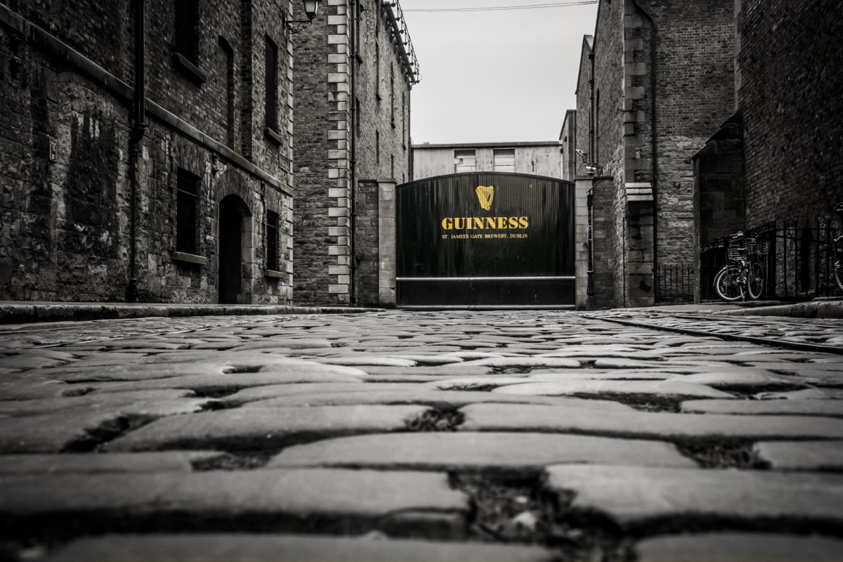 The Guinness Storehouse in Dublin, Ireland