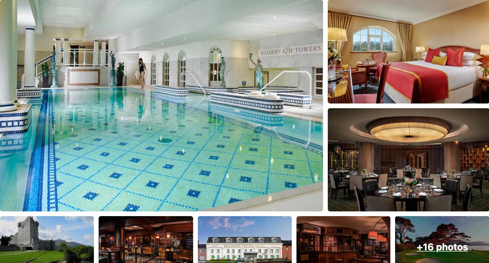 Killarney Towers Hotel & Leisure Centre – comfortable accommodation with leisure facilities near Killarney National Park