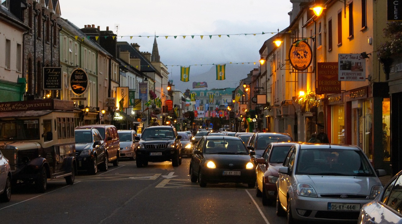 Killarney town centre, County Kerry, Ireland