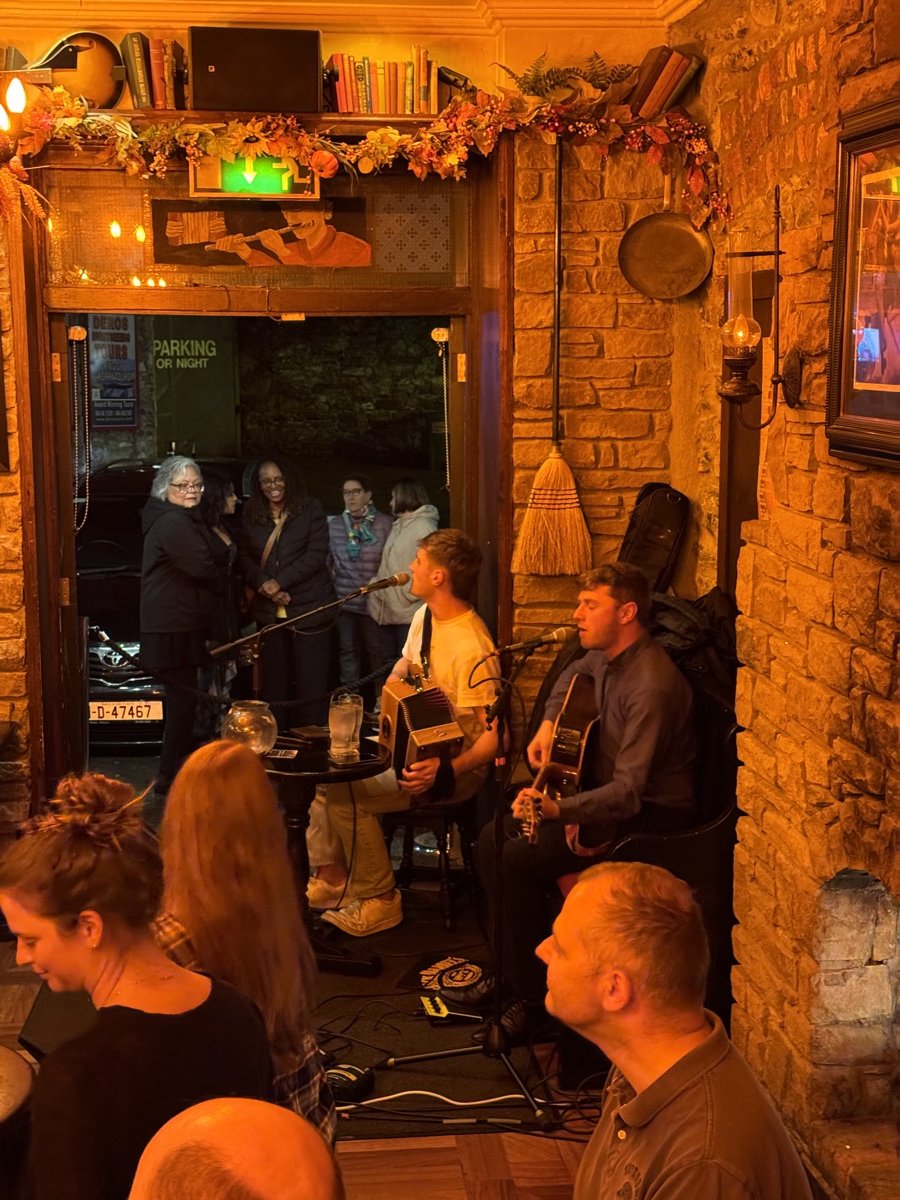 Live traditional Irish music session at The Grand pub in Killarney, Ireland
