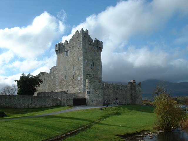 Ross Castle on the shores of Lough Leane in Killarney National Park