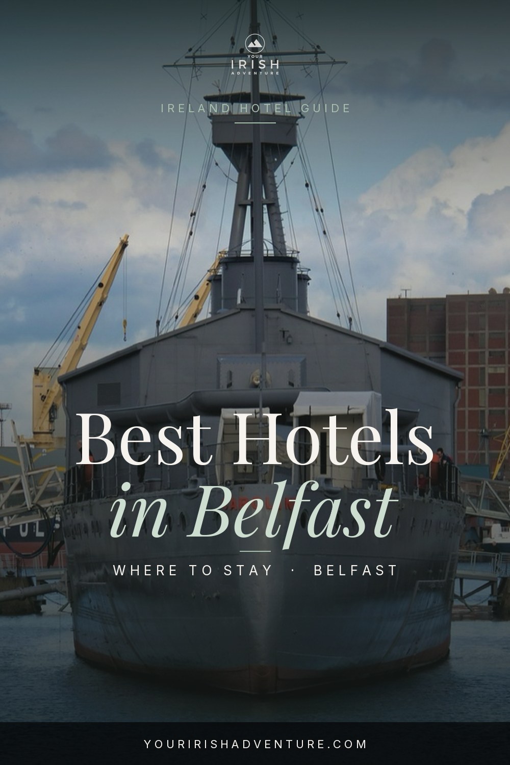 Where to Stay in Belfast: Best Areas & Hotels — Pinterest pin