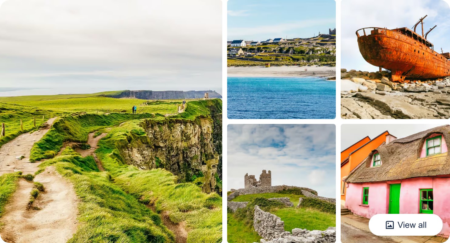 Aran Islands and Cliffs of Moher Cruise from Galway