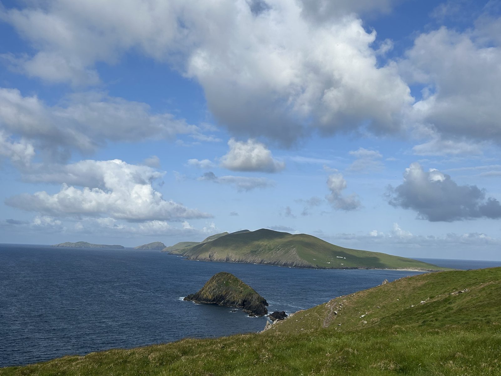 Atlantic views to the Blasket Islands from Slea Head Drive