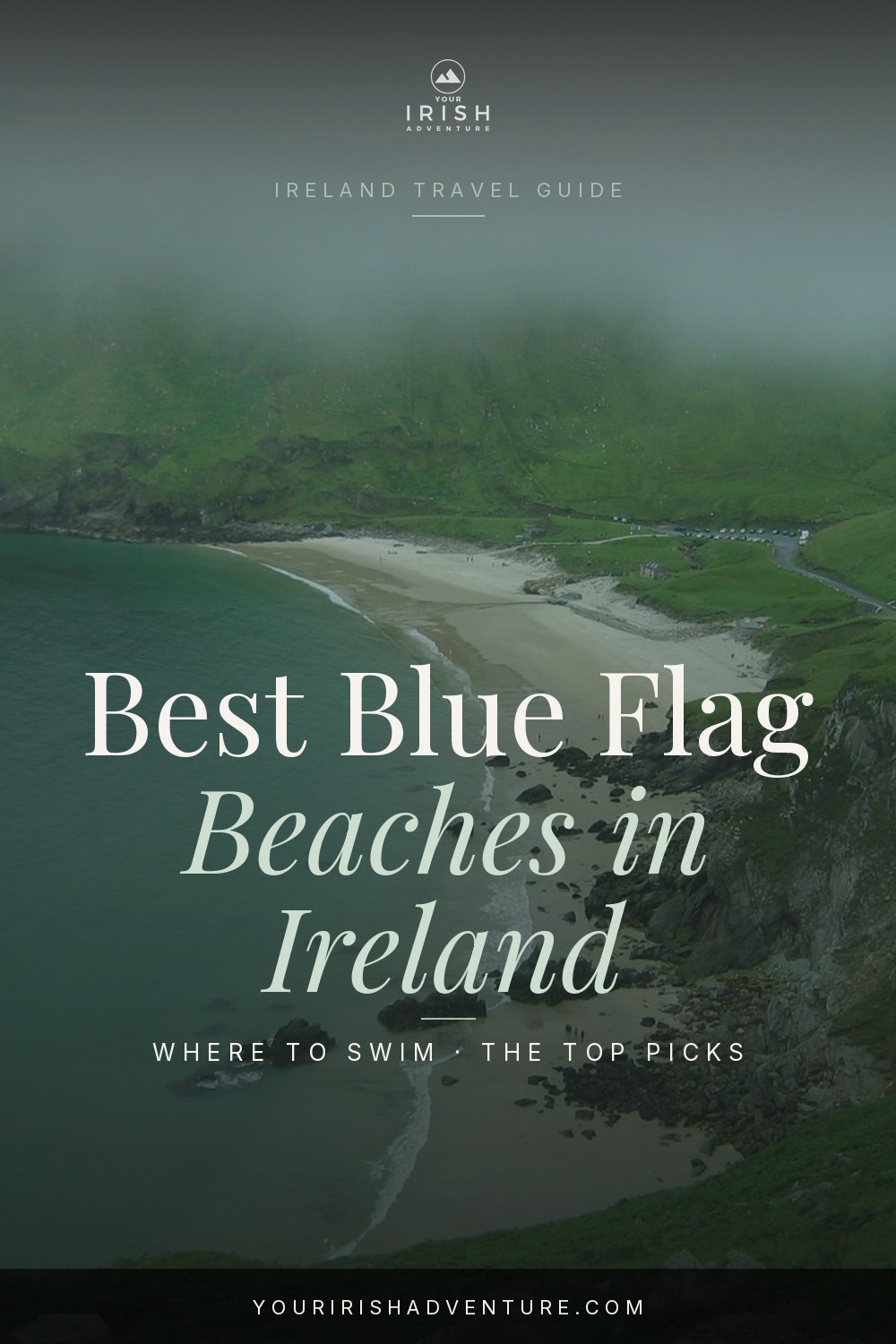 Keem Bay cliff-backed horseshoe beach on Achill Island, Ireland