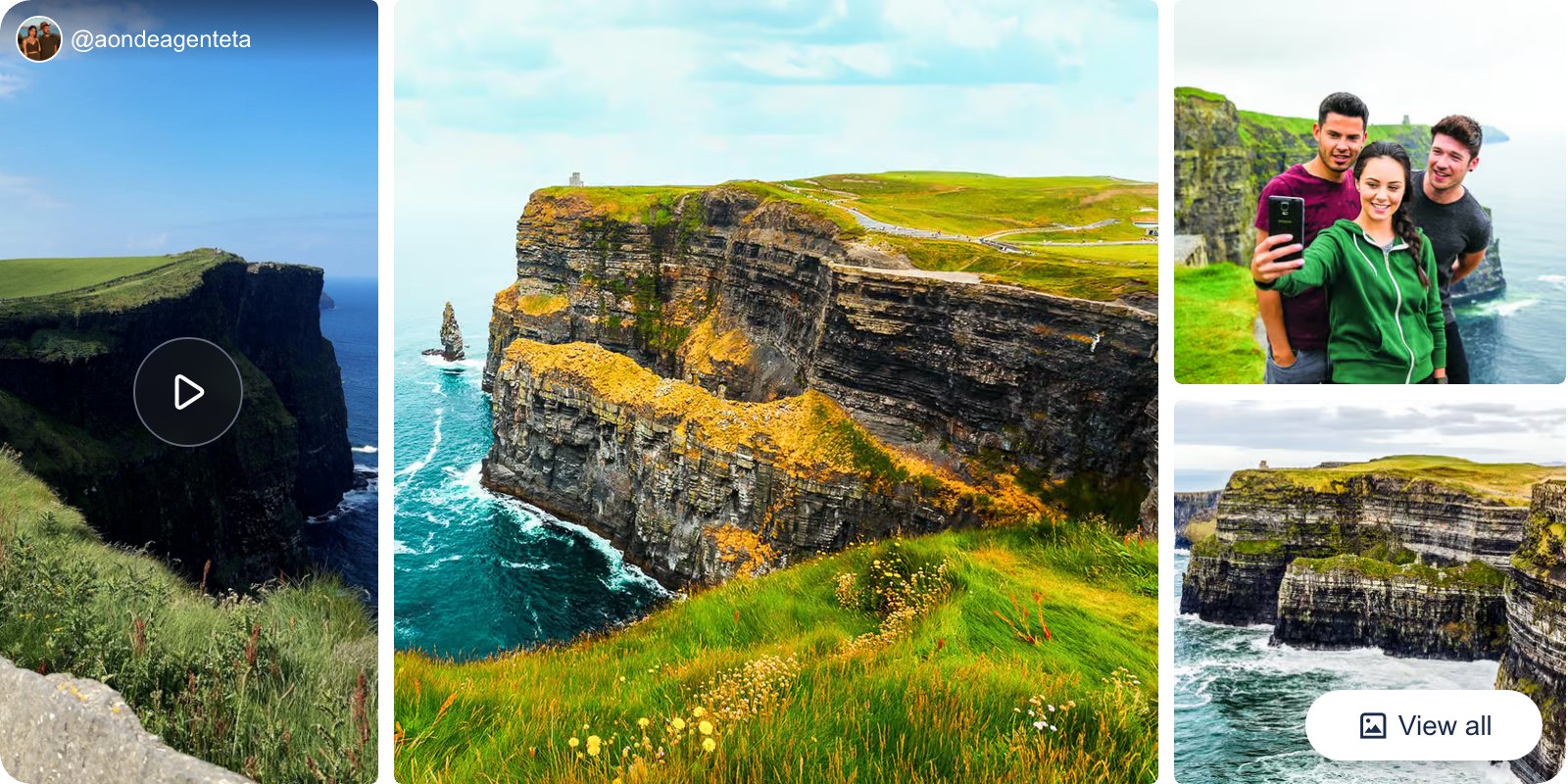 Cliffs of Moher, Burren and Galway Day Tour from Dublin