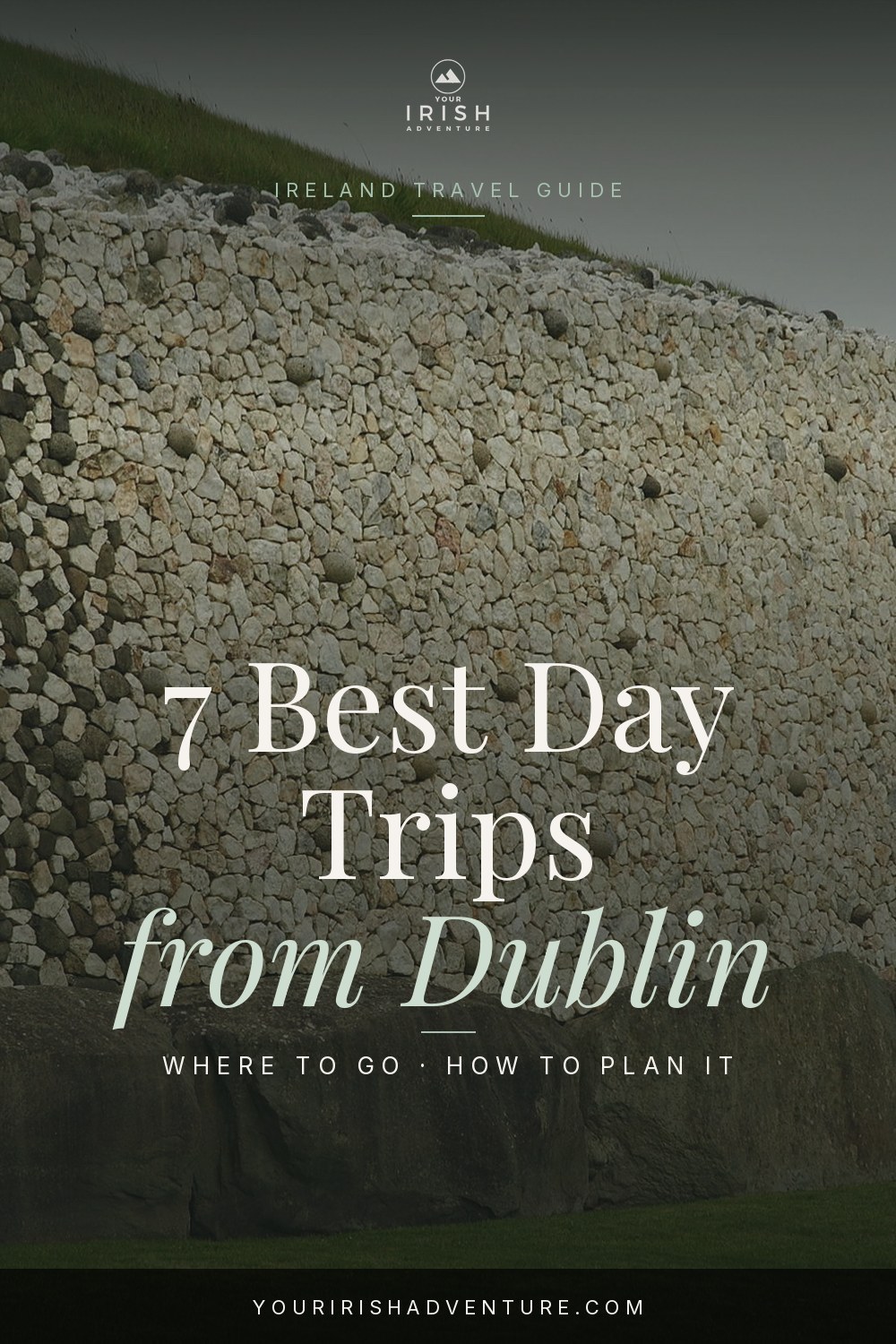 Coastal cliff view in Ireland with a guide to the best day trips from Dublin