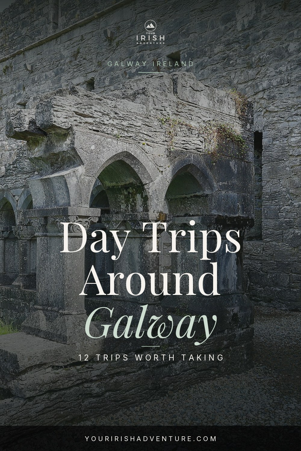 Connemara mountains and a stone bridge on a day trip from Galway Ireland