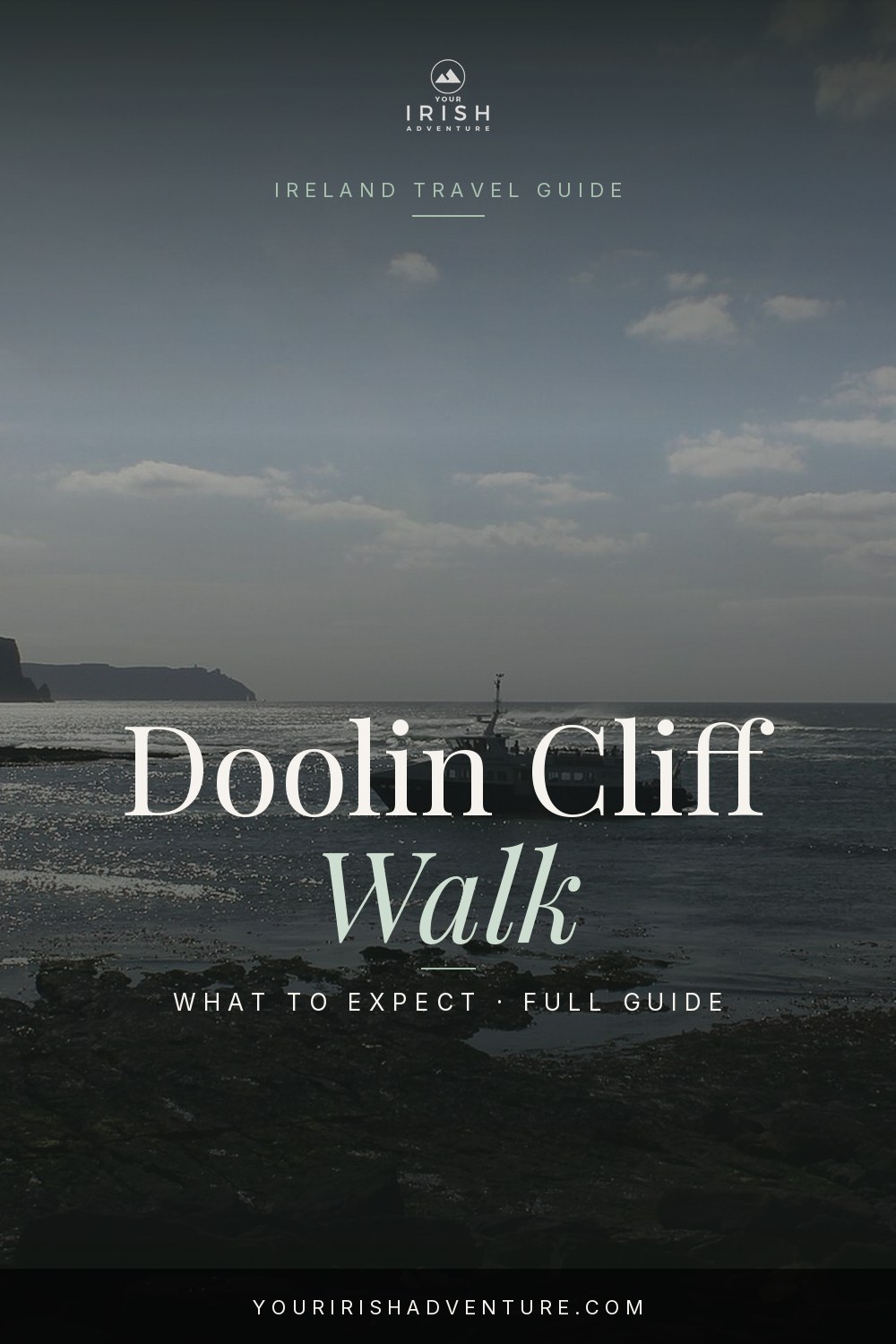 Coastal cliff path from Doolin village leading toward the Cliffs of Moher in County Clare, Ireland