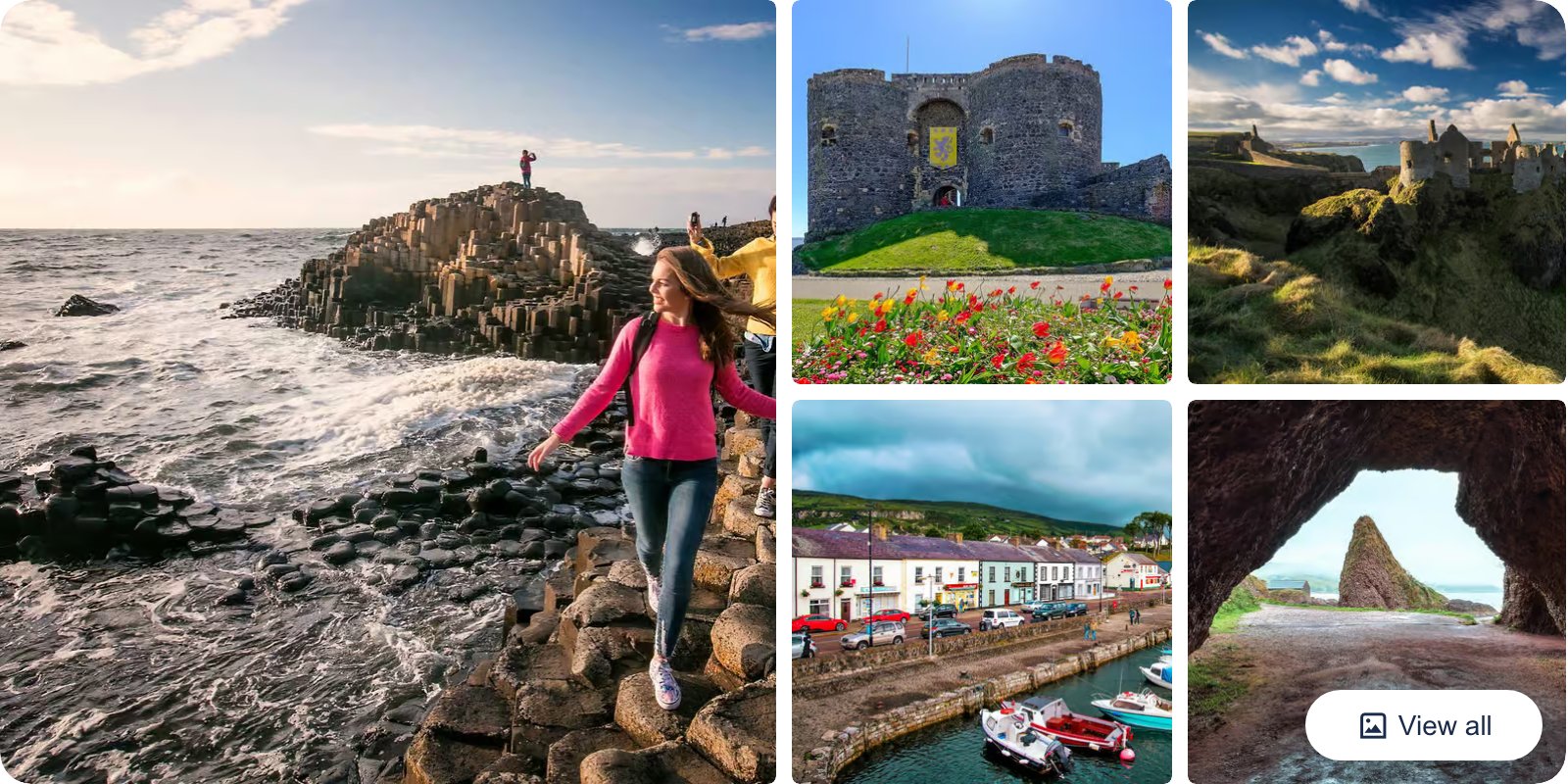 From Belfast: Giant's Causeway Guided Day Tour With Castles