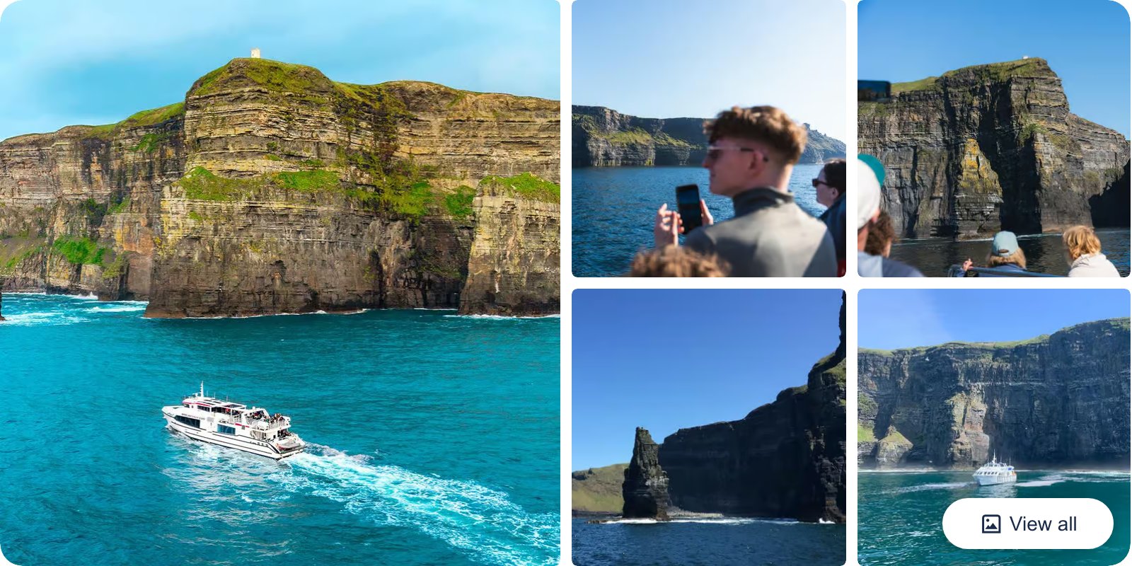 From Doolin: Cliffs of Moher Boat Tour