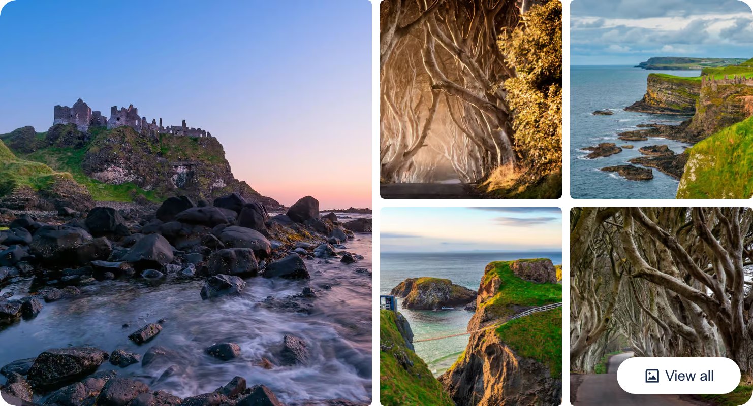 Giant’s Causeway + Dark Hedges Day Tour