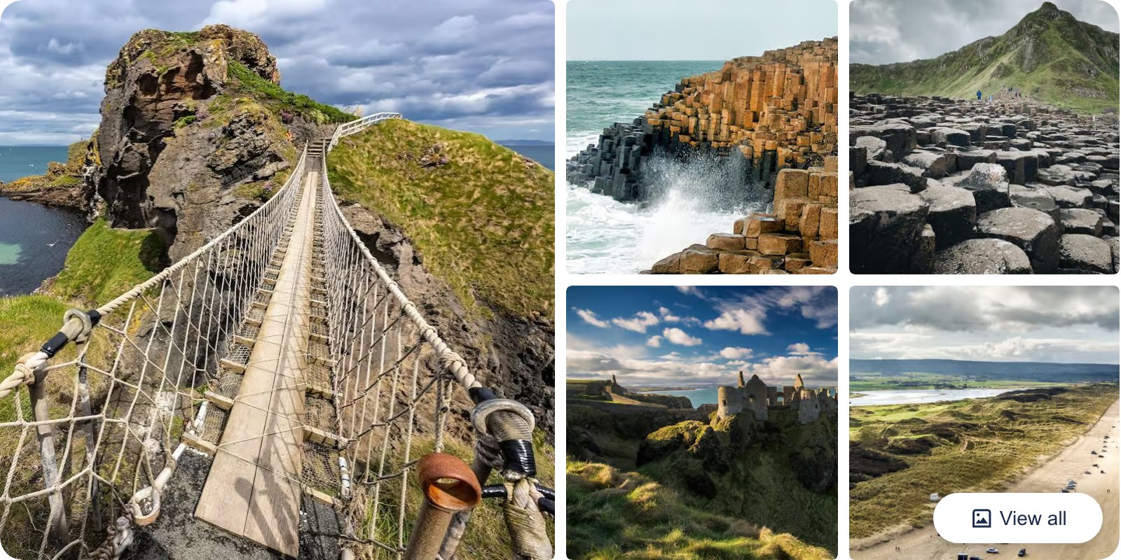 Giant's Causeway and Carrick-a-Rede Small Group Tour from Belfast