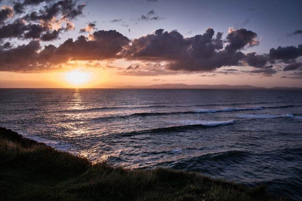 Sunset over the Atlantic from the Donegal coast