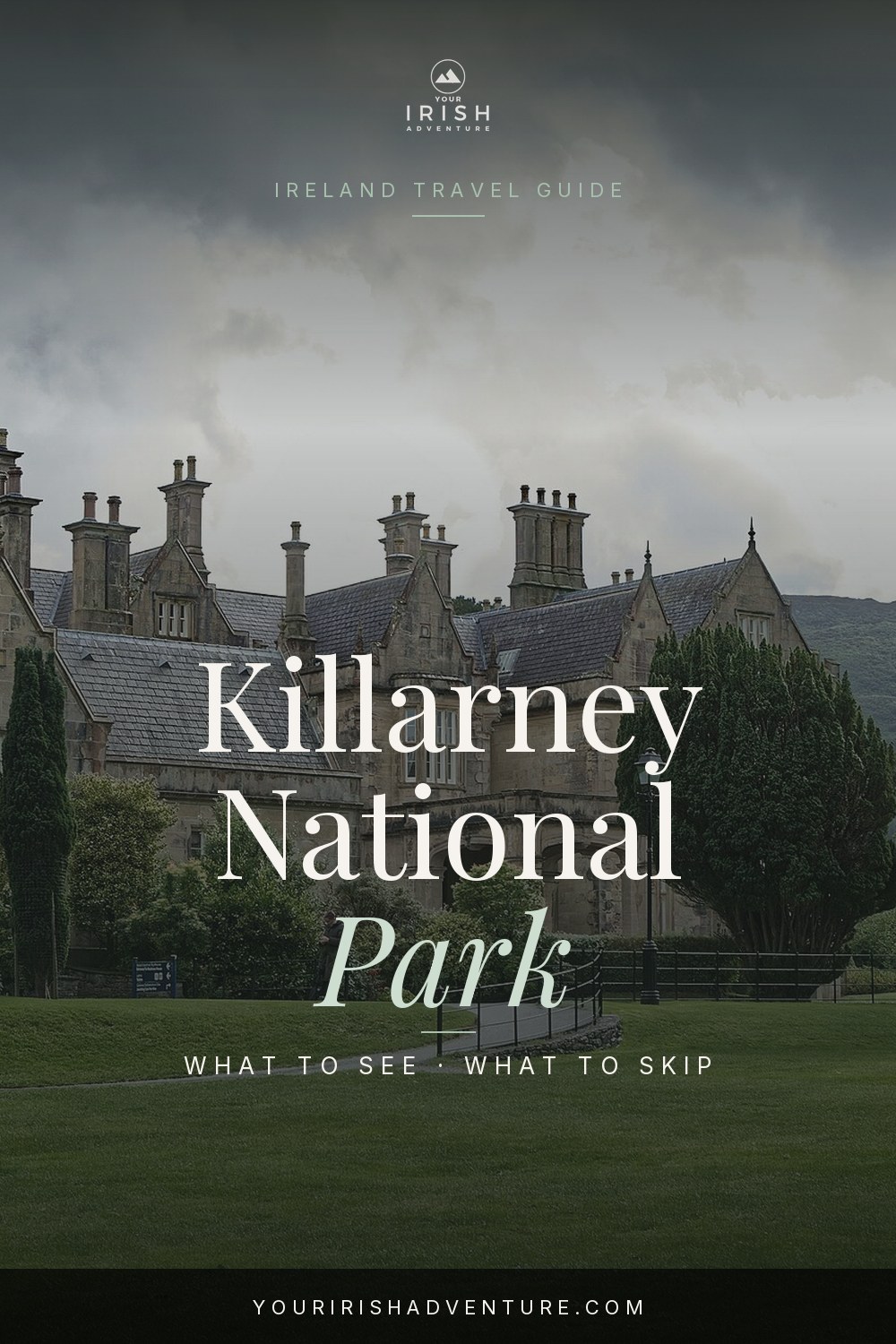 Lakes and mountains of Killarney National Park in County Kerry Ireland