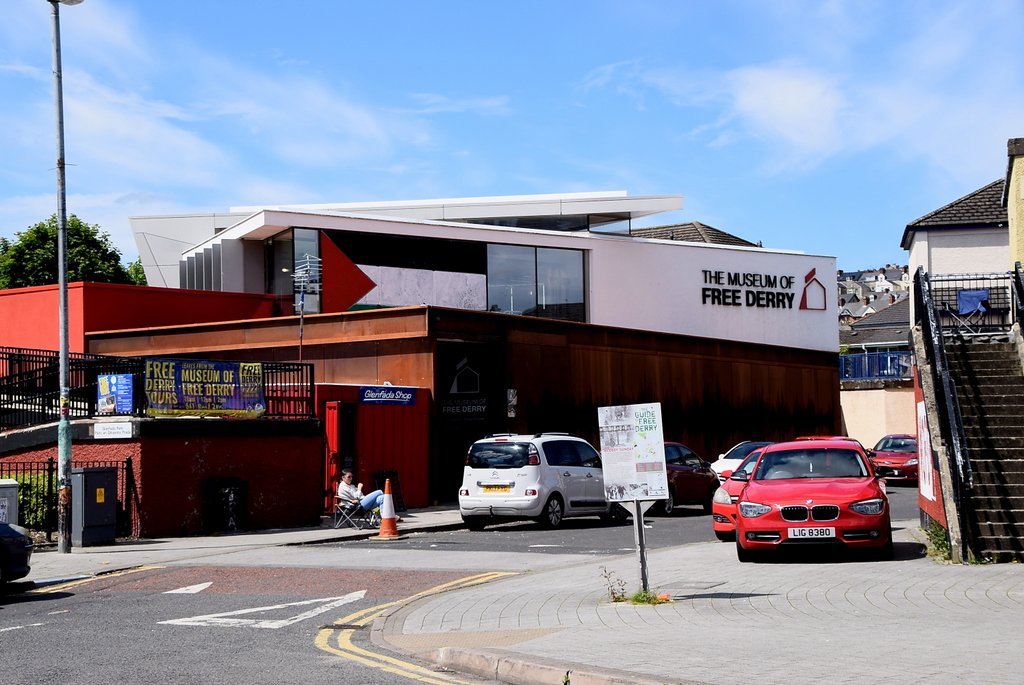 The Museum of Free Derry building in the Bogside, Derry