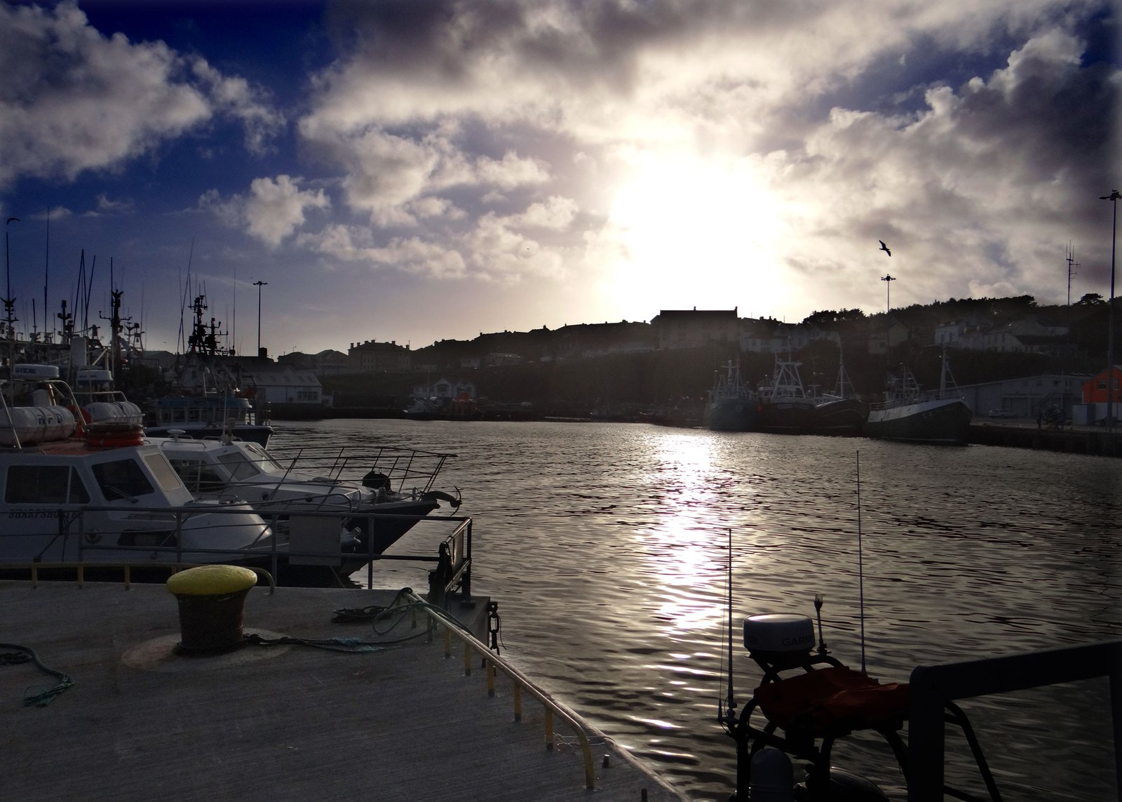 Dunmore East fishing harbour in County Waterford
