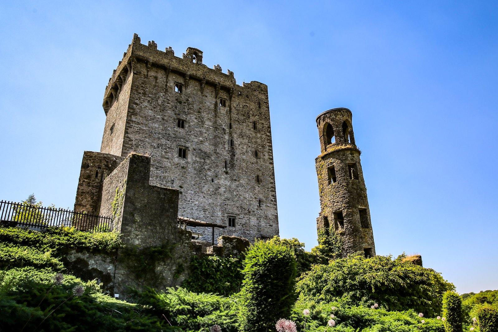 Blarney Castle tower and watchtower in County Cork