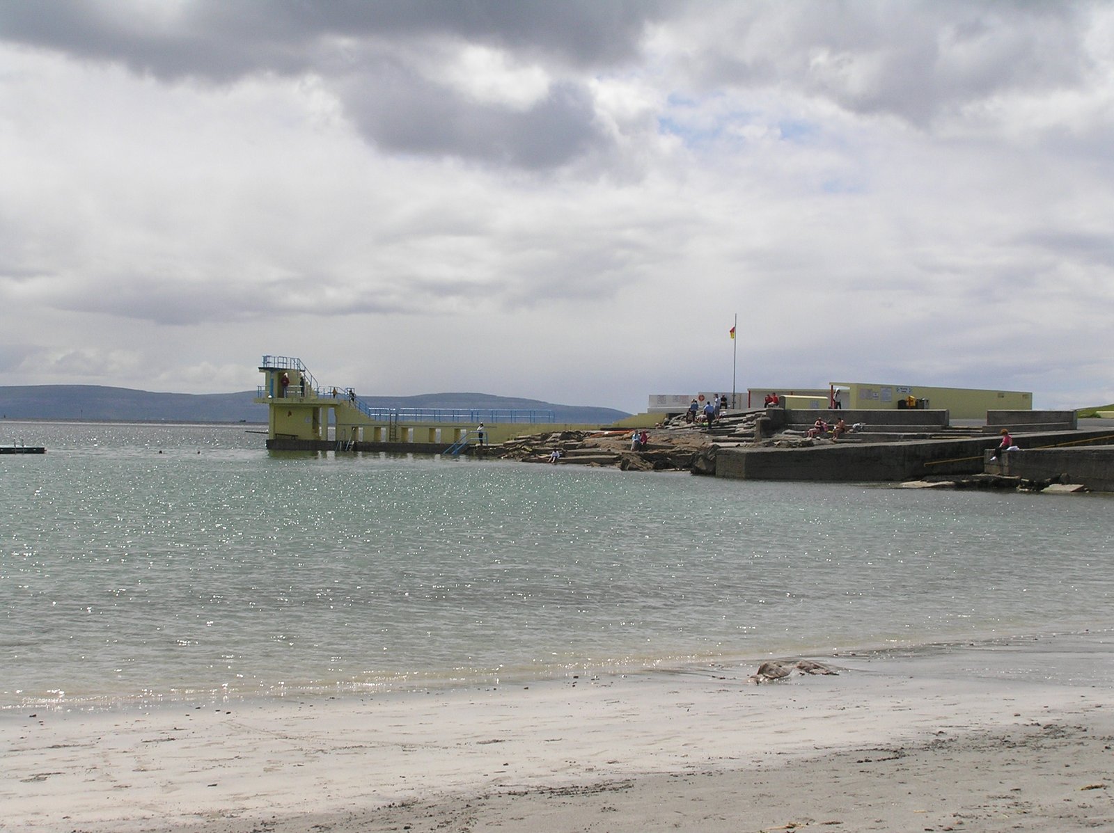 The Blackrock diving tower on the Salthill seafront in Galway