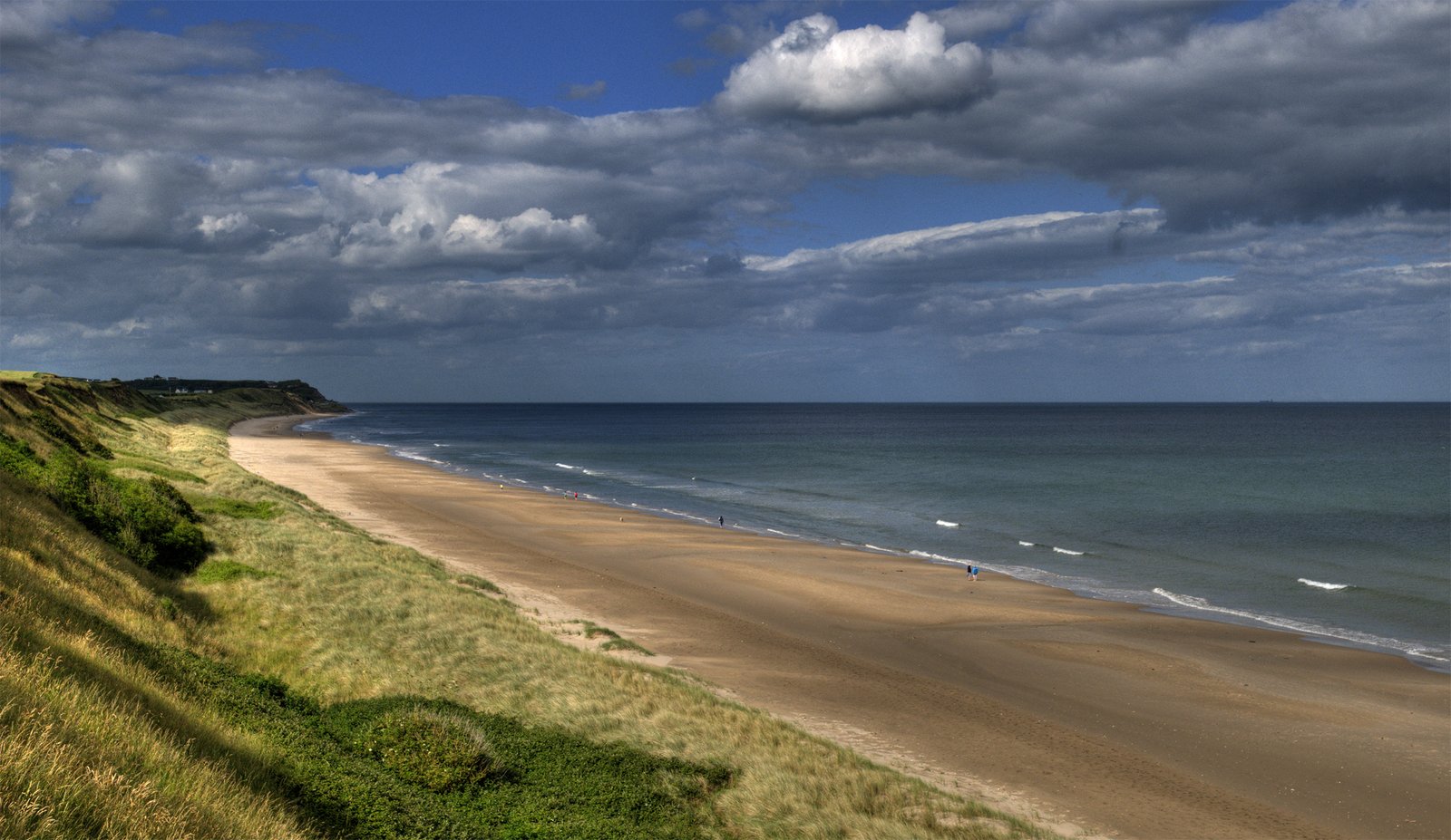 Curracloe Beach wide flat golden sand in County Wexford
