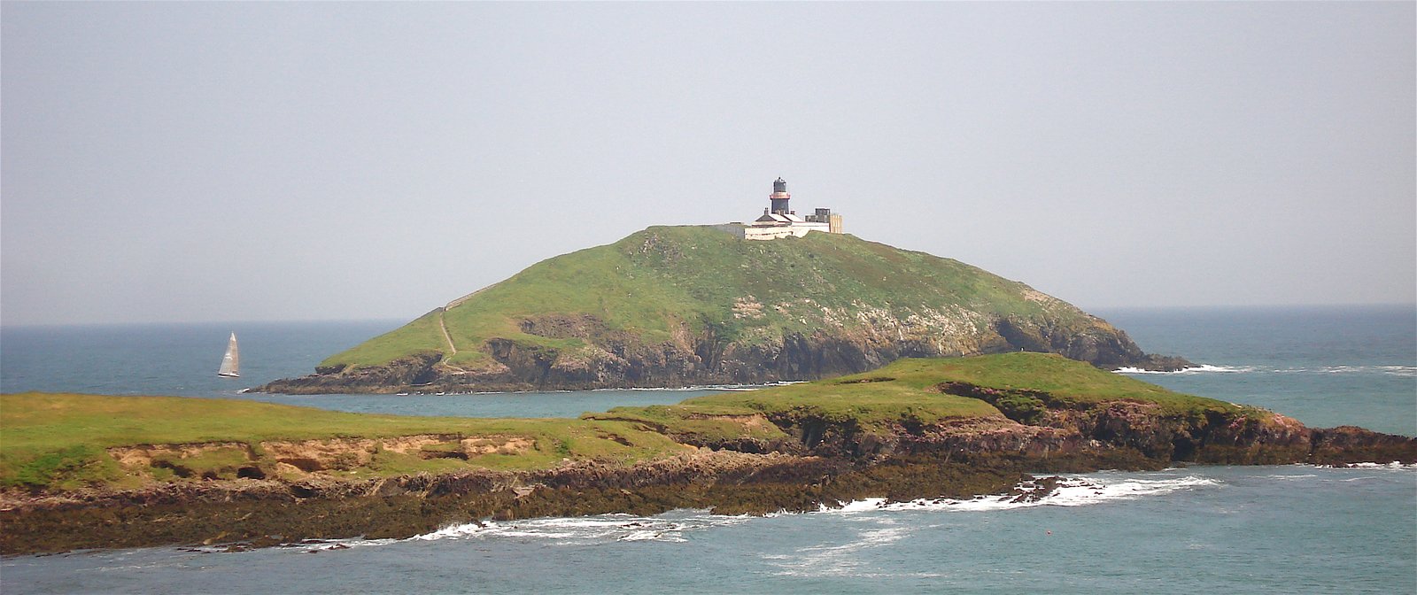 Ballycotton lighthouse on its island off the Cork coast