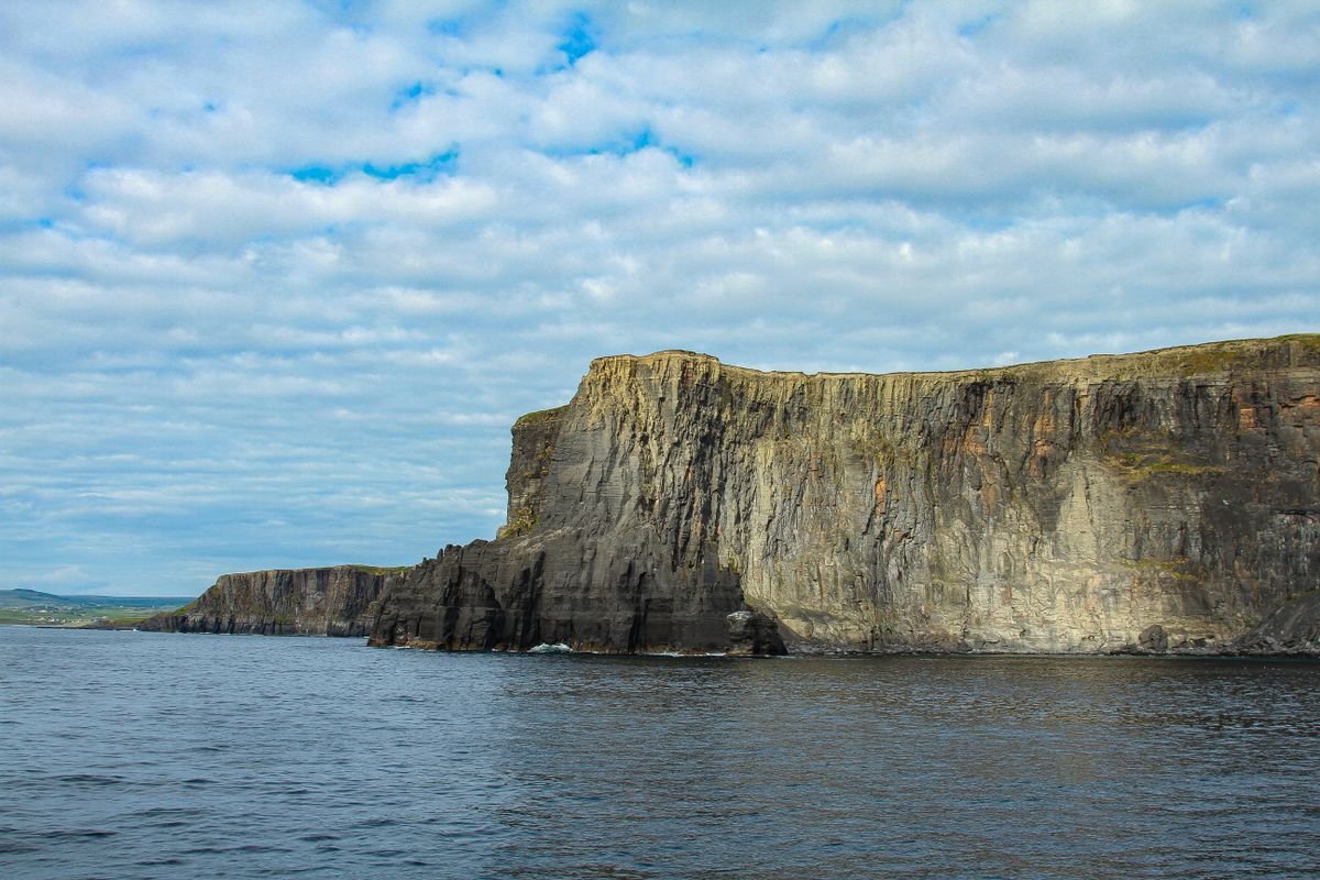 Sea cliffs along the County Clare coast