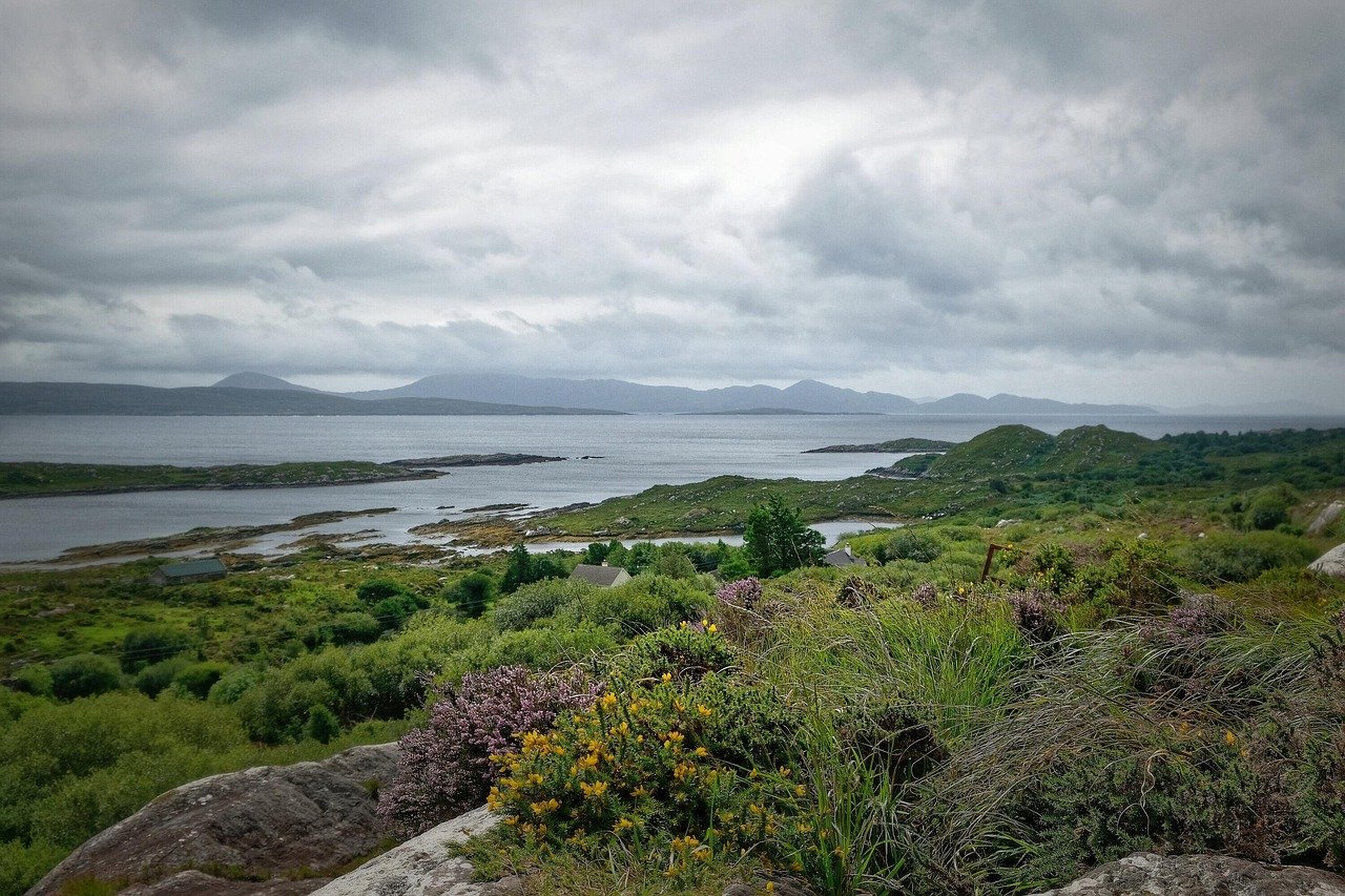 Coastal view over the Ring of <a href=