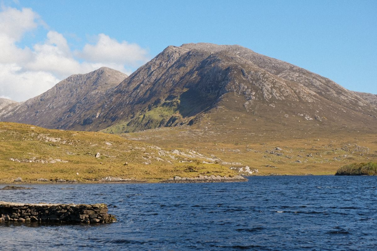 The Twelve Bens mountains in Connemara National Park