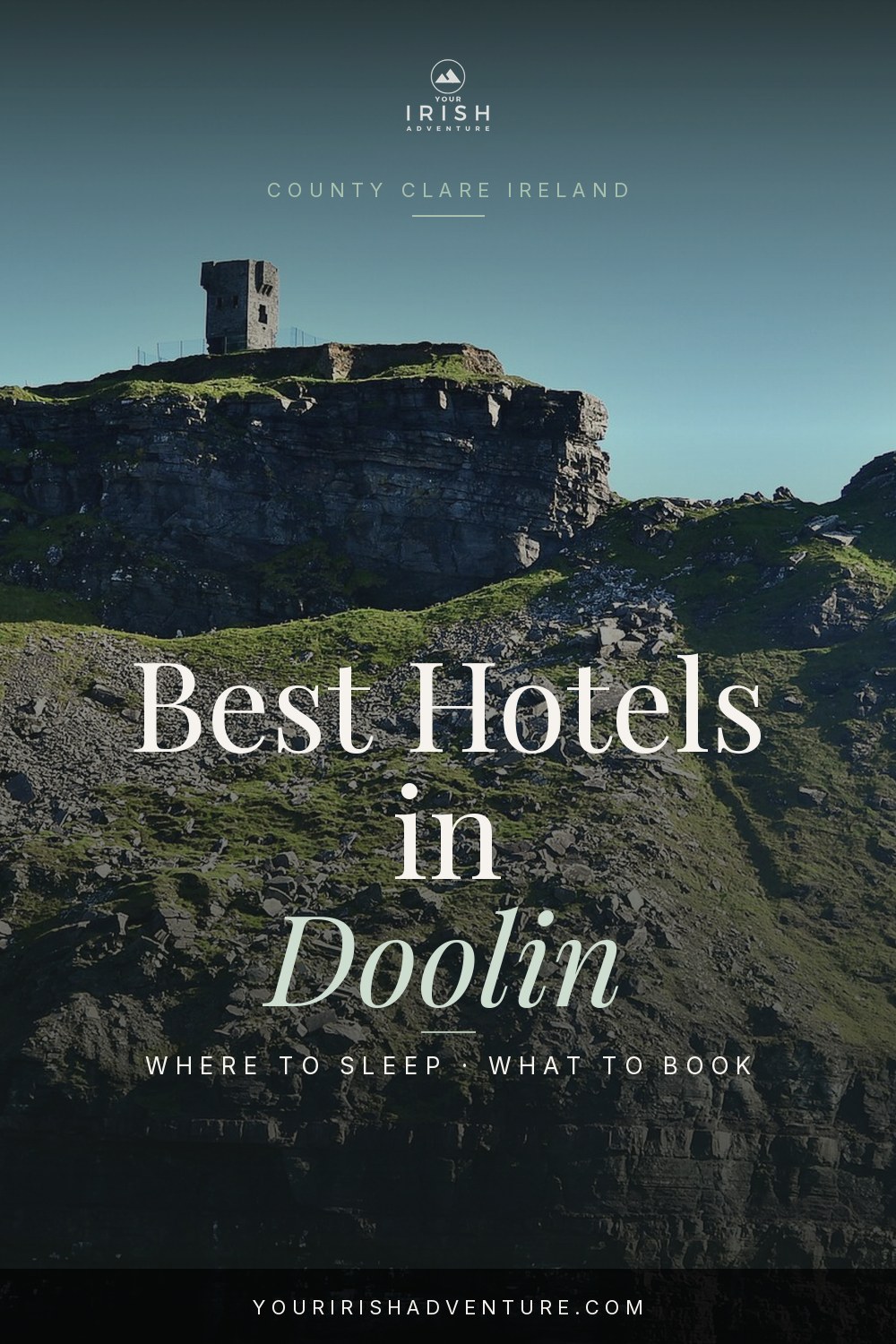 Traditional Irish guesthouse in Doolin village near the Cliffs of Moher County Clare