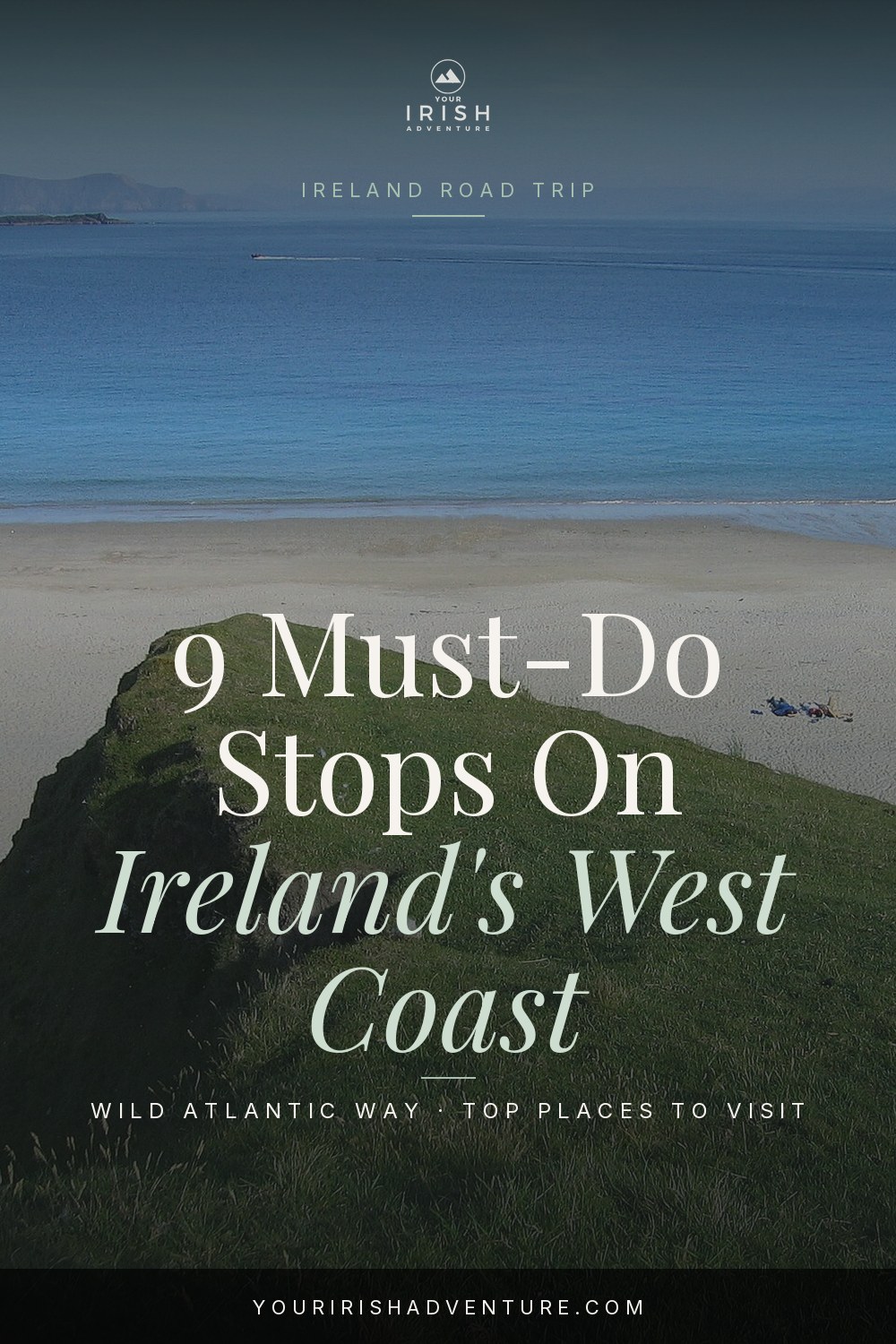 Rugged west coast scenery on Ireland's Wild Atlantic Way driving route