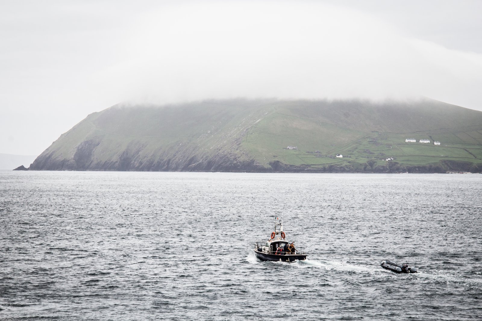 The ferry to the Great Blasket from Dunquin