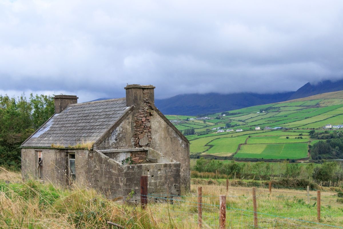 Stone ruins on the Dingle Peninsula